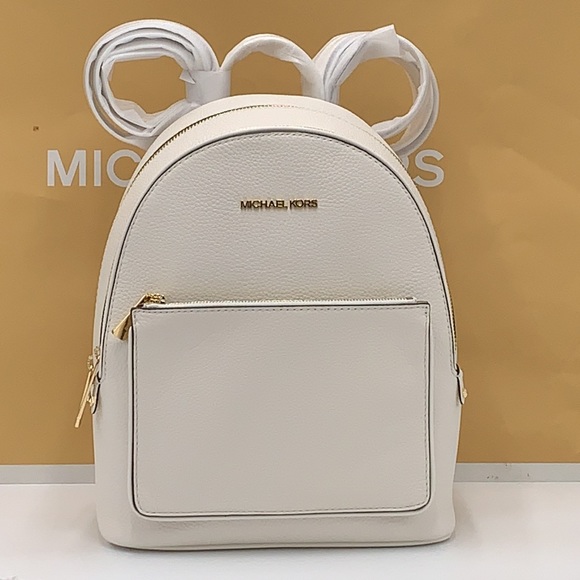 MICHAEL KORS ADINA MEDIUM BACKPACK OPTIC WHITE COLOR - Picture 3 of 16